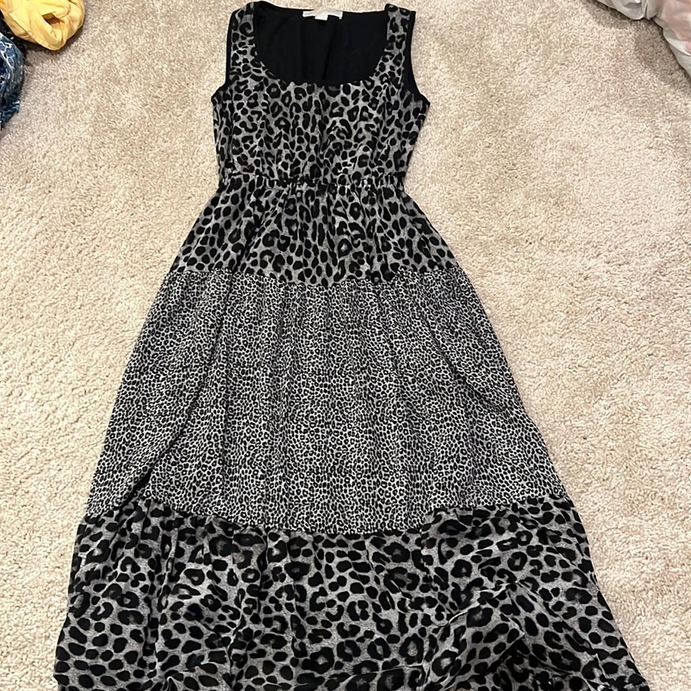 Michael Kors cheetah ombré dress